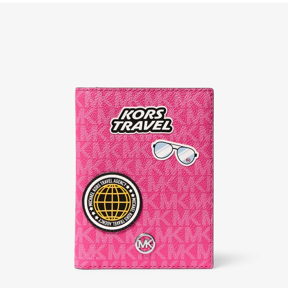 Jet Set Travel Medium Embellished
Signature Logo Passport Case